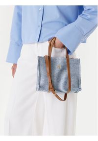 TOMMY HILFIGER - Tommy Hilfiger Torebka Th Premium Beach Le Mini Tote AW0AW17208 Niebieski. Kolor: niebieski #5