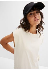 bonprix - T-shirt oversize z czystej bawełny organicznej. Kolor: beżowy. Materiał: bawełna #2