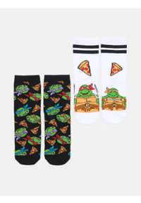 Sinsay - Skarpetki 2 pack Teenage Mutant Ninja Turtles - szary. Kolor: szary #1