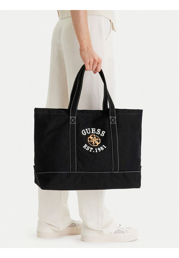 Guess Torebka V6RZ04 WL000 Czarny. Kolor: czarny