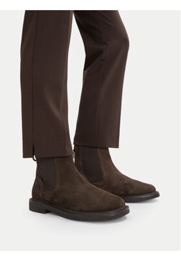 Lasocki Sztyblety CEO-WI23-ROUND-01 Brązowy. Kolor: brązowy. Materiał: zamsz, skóra