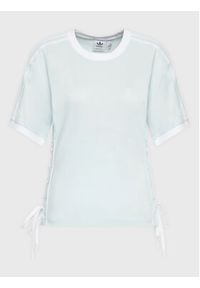 Adidas - adidas T-Shirt Always Original Laced HK5063 Błękitny Loose Fit. Kolor: niebieski. Materiał: bawełna #3