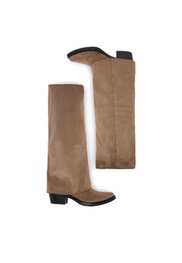 DeeZee Kozaki 23689-22 Brązowy. Kolor: brązowy. Materiał: materiał