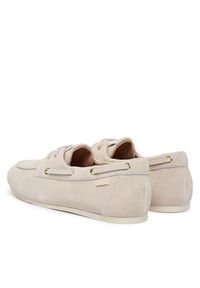 Love Moschino - LOVE MOSCHINO Mokasyny JA10101G1OIG0110 Kremowy. Kolor: kremowy. Materiał: skóra, zamsz #5