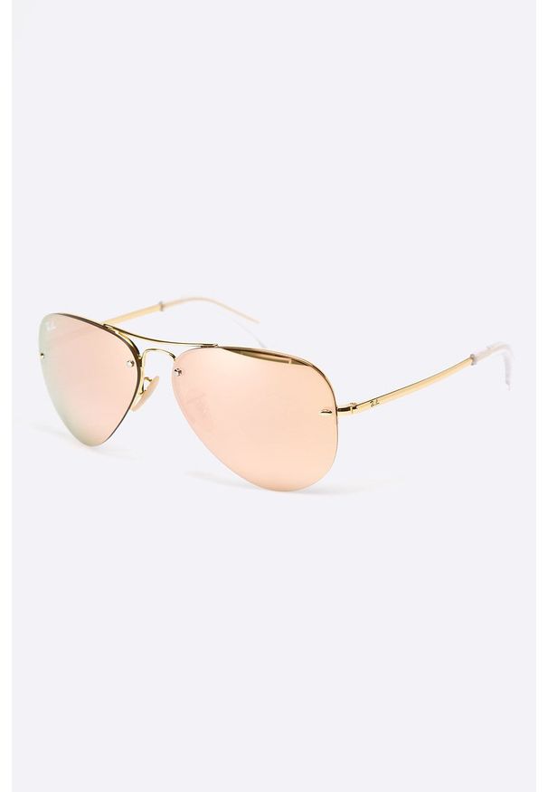 Ray-Ban - Okulary. Kolor: złoty