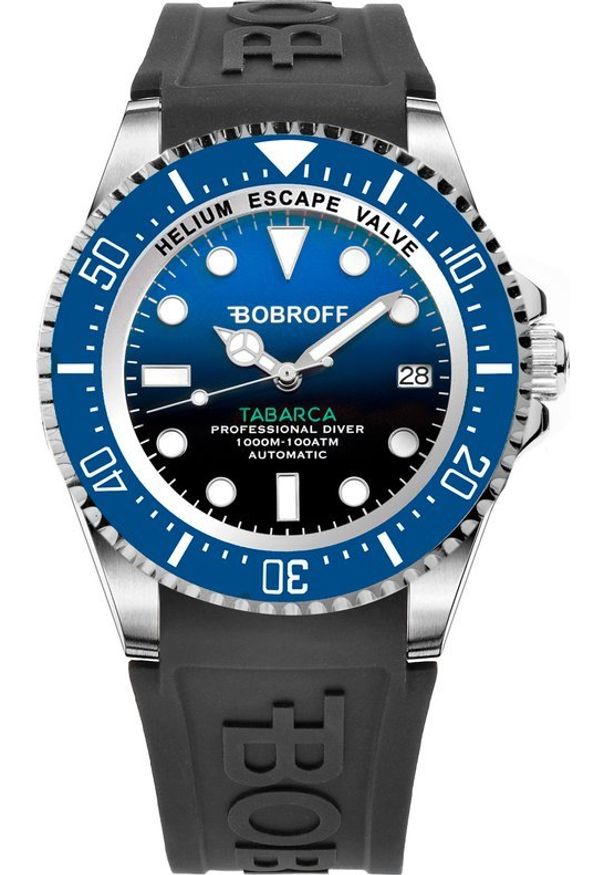Zegarek Bobroff Męski Zegarek BOBROFF model BF0003baBFSTN (44MM) NoSize