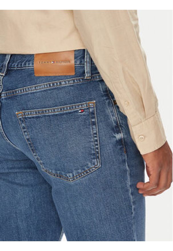 TOMMY HILFIGER - Tommy Hilfiger Jeansy Denton MW0MW39650 Niebieski Straight Fit. Kolor: niebieski