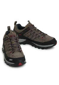 CMP Trekkingi Rigel Low Trekking Shoes Wp 3Q13247 Szary. Kolor: szary. Materiał: skóra, zamsz. Sport: turystyka piesza