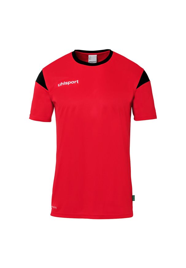 UHLSPORT - Koszulka dla dzieci Uhlsport Squad 27. Kolor: wielokolorowy, czarny, czerwony. Wzór: napisy. Sport: piłka nożna