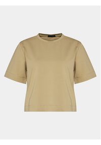 Sisley T-Shirt 3OQ6L104Q Beżowy Oversize. Kolor: beżowy. Materiał: bawełna #5