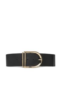 Pinko - PINKO Pasek Damski Cheyenne 60mm 20251 PLT01 A2LY Z99L Czarny. Kolor: czarny. Materiał: skóra