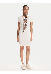 Guess Sukienka codzienna V5YK05 Z3OA0 Écru Regular Fit. Okazja: na co dzień. Materiał: syntetyk. Typ sukienki: proste. Styl: casual