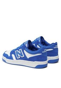 New Balance Sneakersy GSB480WH Niebieski. Kolor: niebieski. Materiał: skóra