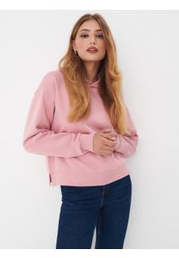 Mohito - Różowa bluza z kapturem - Różowy. Typ kołnierza: kaptur. Kolor: różowy #2