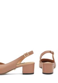 Gino Rossi - GINO ROSSI Czółenka 4893-01 Beżowy. Kolor: beżowy. Materiał: skóra #6