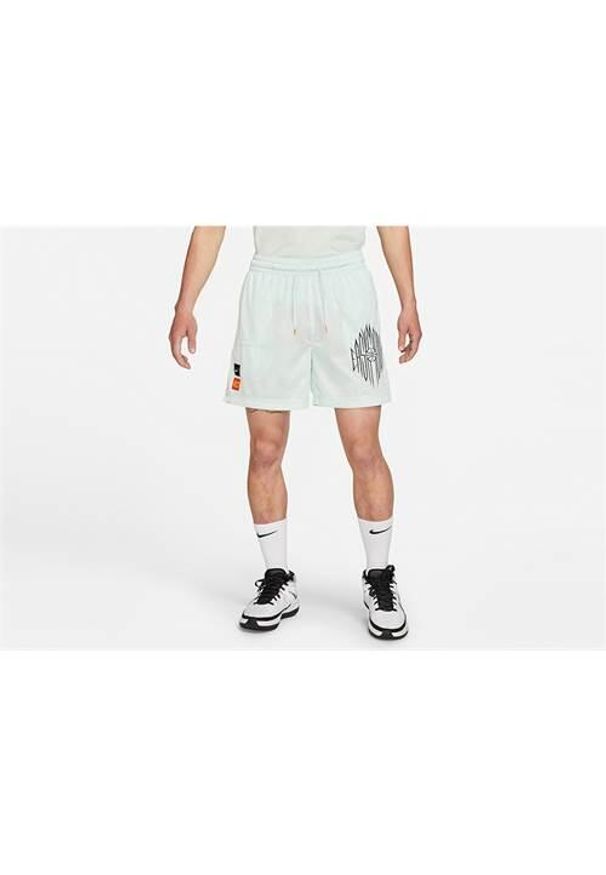 Spodnie koszykarskie męskie Nike Kd Mesh. Kolor: biały. Materiał: mesh. Długość: krótkie
