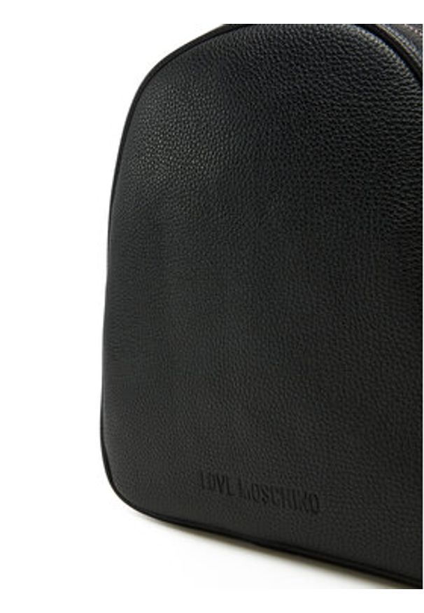 Love Moschino - LOVE MOSCHINO Plecak JC4030PP1MLT0000 Czarny. Kolor: czarny. Materiał: skóra
