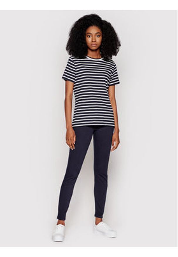 Morgan Jeansy 201-PETRA.N Granatowy Skinny Fit. Kolor: niebieski