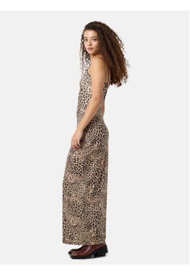 Noisy may - Noisy May Sukienka letnia Avery 27034320 Brązowy Slim Fit. Kolor: brązowy. Materiał: syntetyk. Sezon: lato