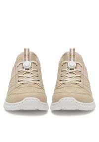 Rieker Sneakersy L3254-62 Beżowy. Kolor: beżowy. Materiał: materiał, syntetyk #6