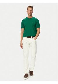 TOMMY HILFIGER - Tommy Hilfiger T-Shirt Ess Seasonal MW0MW39995 Zielony Regular Fit. Kolor: zielony. Materiał: bawełna #4