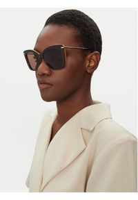 Max Mara Okulary przeciwsłoneczne MM0101 50E Brązowy. Kolor: brązowy. Materiał: syntetyk #3
