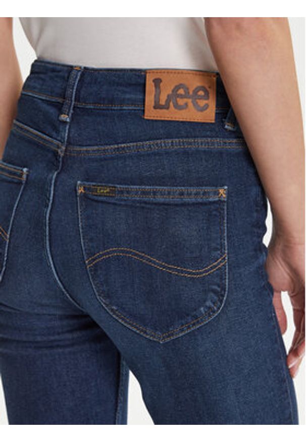 Lee Jeansy Breese 112354456 Granatowy Bootcut Fit. Kolor: niebieski