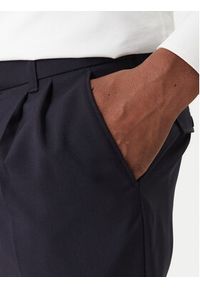 BOSS Spodnie materiałowe C-Perin-DPL 50545822 Granatowy Tapered Fit. Kolor: niebieski. Materiał: wełna #3