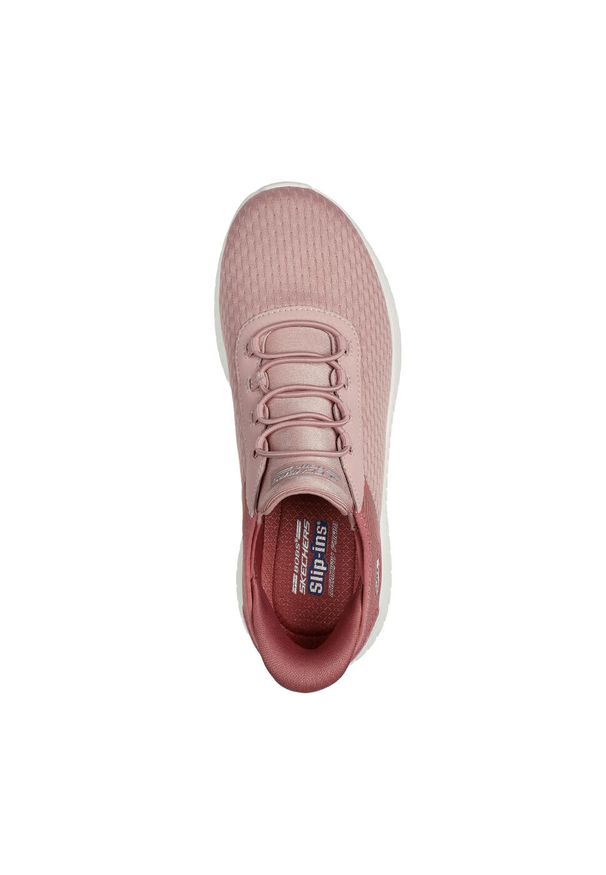 skechers - Buty do chodzenia damskie Skechers Bobs Squad Chaos. Kolor: różowy. Materiał: dzianina. Szerokość cholewki: normalna. Model: Skechers Sport. Sport: turystyka piesza
