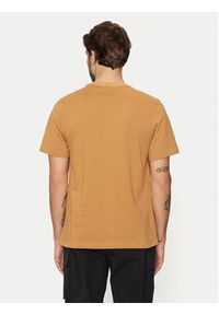 Hunter T-Shirt Alvin HARM0039242 Brązowy Regular Fit. Kolor: brązowy. Materiał: bawełna