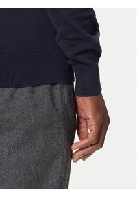 TOMMY HILFIGER - Tommy Hilfiger Sweter MW0MW42249 Granatowy Regular Fit. Kolor: niebieski. Materiał: bawełna