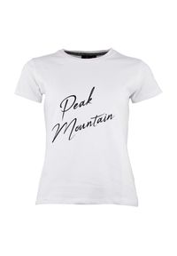 PEAK MOUNTAIN - Koszulka damska Peak Mountain Atresor. Kolor: biały. Długość rękawa: krótki rękaw. Długość: krótkie. Sport: outdoor #1