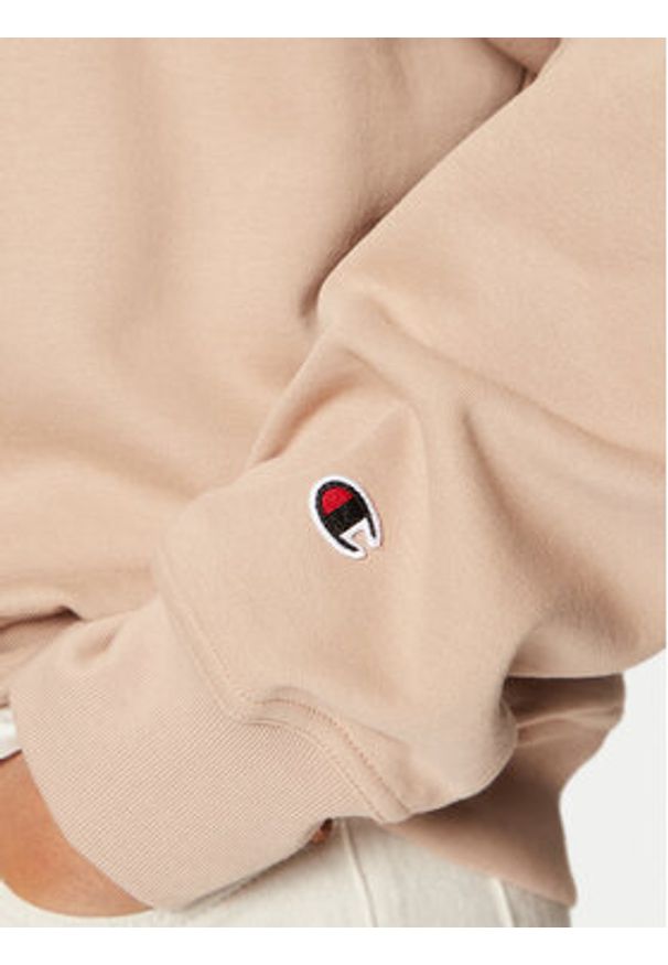 Champion Bluza 220272 Beżowy Relaxed Fit. Kolor: beżowy. Materiał: syntetyk, bawełna