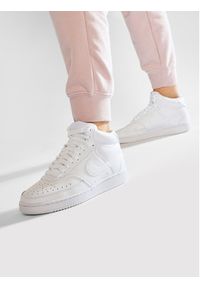 Nike Sneakersy Court Vision Mid CD5436 100 Biały. Kolor: biały. Materiał: skóra. Model: Nike Court #3
