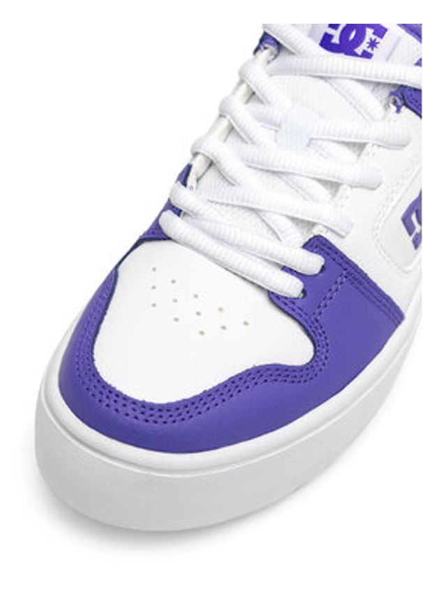 DC Shoes Sneakersy MANTECA 4 PLATFORM ADJS100156-5GW Biały. Kolor: biały. Materiał: skóra. Obcas: na platformie