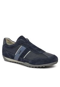 Geox Sneakersy U Wells A U82T5A 02211 C4002 Granatowy. Kolor: niebieski. Materiał: materiał #4