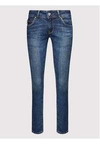Pepe Jeans Jeansy New Brooke PL204165 Granatowy Slim Fit. Kolor: niebieski #4