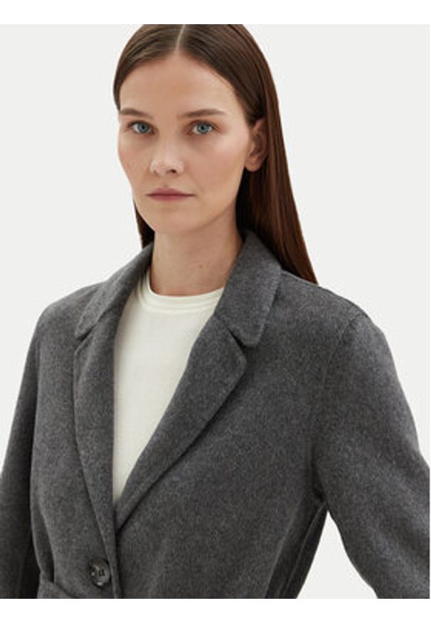 Motivi Płaszcz wełniany 0042Q000529N Szary Regular Fit. Kolor: szary. Materiał: syntetyk