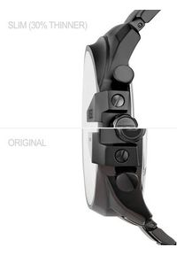 Diesel Zegarek Mega Chief Slim Chronograph DZ4676 Szary. Kolor: szary #4