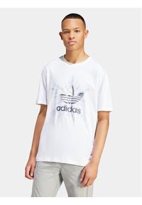 Adidas - adidas T-Shirt Graphic IR9438 Biały Regular Fit. Kolor: biały. Materiał: bawełna