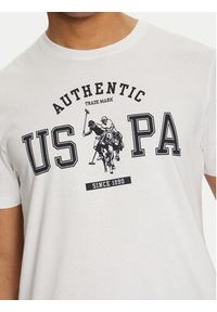 U.S. Polo Assn. T-Shirt MUP4083 Biały Regular Fit. Typ kołnierza: polo. Kolor: biały. Materiał: bawełna #5