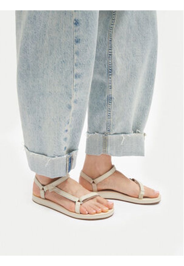 Teva Sandały Original Universal Slim 1151031 Écru. Kolor: kremowy. Materiał: skóra