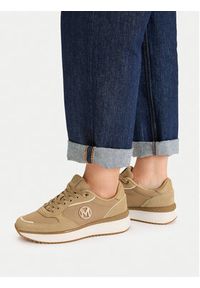 MEXX Sneakersy EO-MI001011461W Beżowy. Kolor: beżowy. Materiał: materiał #2
