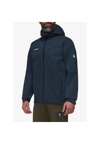 Kurtka przeciwdeszczowa męska Mammut Linard Guide HS Hooded Jacket. Kolor: niebieski