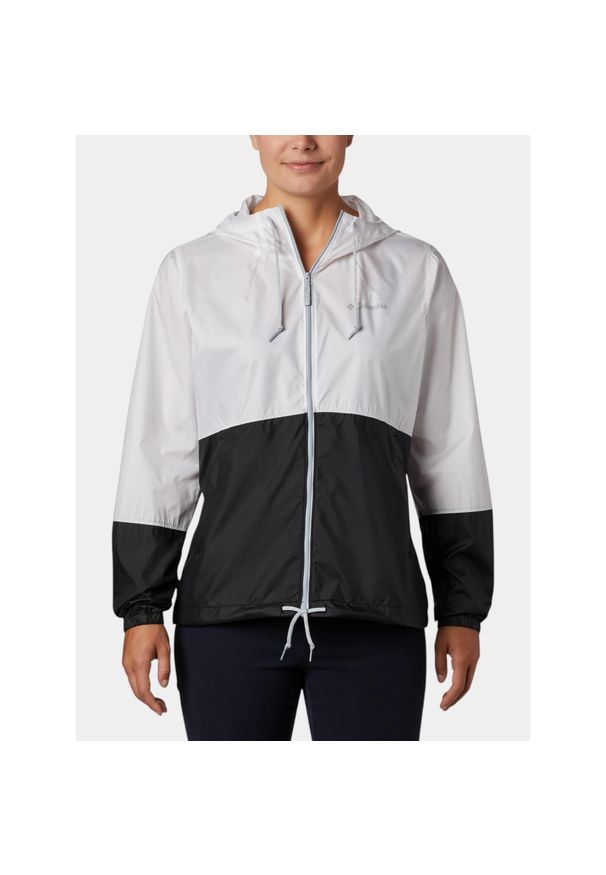 columbia - Kurtka wiatrówka damska Columbia Flash Forward II Windbreaker. Kolor: biały, wielokolorowy, czarny