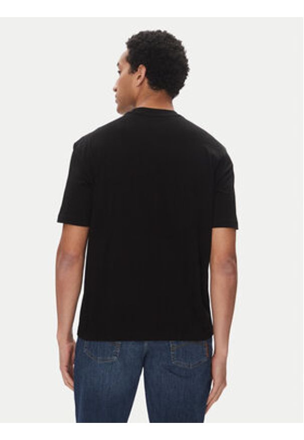 Armani Exchange T-Shirt XM000570 AF10356 UC001 Czarny Regular Fit. Kolor: czarny. Materiał: bawełna