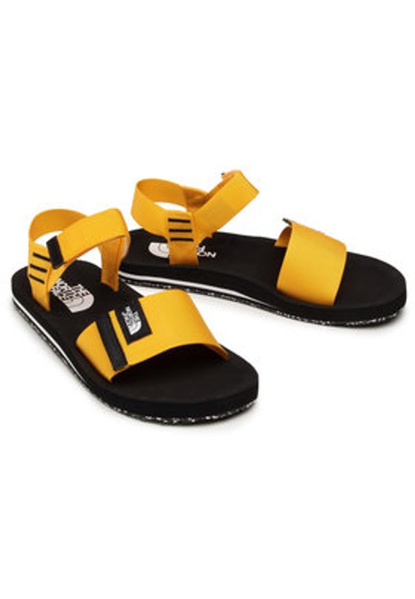 The North Face Sandały Skeena Sandal NF0A46BGZU3-070 Żółty. Kolor: żółty. Materiał: materiał