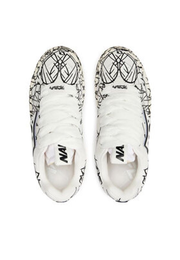 Naked Wolfe Sneakersy Kosa Kolorowy. Materiał: skóra. Wzór: kolorowy