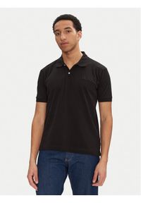 Guess Jeans Polo M4BP29 KCJV1 Czarny Regular Fit. Typ kołnierza: polo. Kolor: czarny. Materiał: bawełna