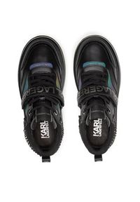 Karl Lagerfeld - KARL LAGERFELD Sneakersy KL63540 Czarny. Kolor: czarny. Materiał: skóra #4